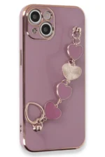 Uray store Apple iPhone 14 Plus Kılıf Esila Silikon - Mor