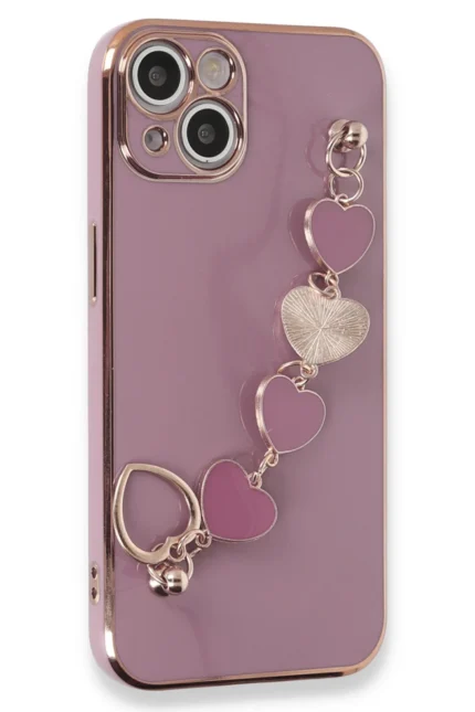 Uray store Apple iPhone 14 Plus Kılıf Esila Silikon - Mor