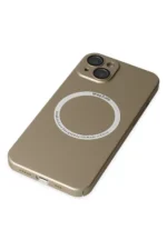Uray store Apple iPhone 14 Plus Kılıf Jack Magneticsafe Lens Silikon - Gold - Görsel 4