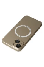 Uray store Apple iPhone 14 Plus Kılıf Jack Magneticsafe Lens Silikon - Gold - Görsel 5