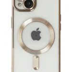 Uray store Apple iPhone 14 Plus Kılıf Kross Magneticsafe Kapak - Gold