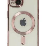 Uray store Apple iPhone 14 Plus Kılıf Kross Magneticsafe Kapak - Rose