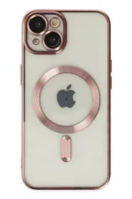 Uray store Apple iPhone 14 Plus Kılıf Kross Magneticsafe Kapak - Rose