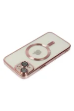 Uray store Apple iPhone 14 Plus Kılıf Kross Magneticsafe Kapak - Rose - Görsel 4