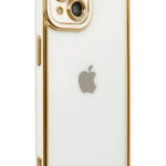 Uray store Apple iPhone 14 Plus Kılıf Liva Lens Silikon - Beyaz