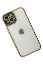 Uray store Apple iPhone 14 Plus Kılıf Liva Lens Silikon - Yeşil - Görsel 3