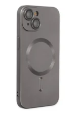 Uray store Apple iPhone 14 Plus Kılıf Moshi Lens Magneticsafe Silikon - Füme - Görsel 2