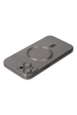 Uray store Apple iPhone 14 Plus Kılıf Moshi Lens Magneticsafe Silikon - Füme - Görsel 4