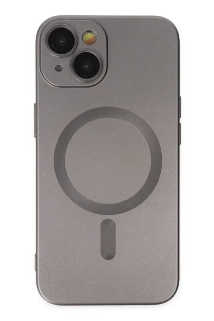 Uray store Apple iPhone 14 Plus Kılıf Moshi Lens Magneticsafe Silikon - Füme