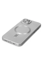 Uray store Apple iPhone 14 Plus Kılıf Moshi Lens Magneticsafe Silikon - Gümüş - Görsel 4