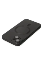 Uray store Apple iPhone 14 Plus Kılıf Moshi Lens Magneticsafe Silikon - Siyah - Görsel 5
