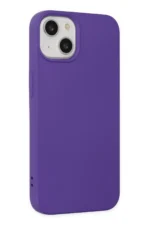Uray store Apple iPhone 14 Plus Kılıf Nano içi Kadife Silikon - Mor - Görsel 2