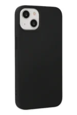 Uray store Apple iPhone 14 Plus Kılıf Nano içi Kadife Silikon - Siyah - Görsel 2