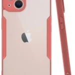 Uray store Apple iPhone 14 Plus Kılıf Platin Silikon - Pembe