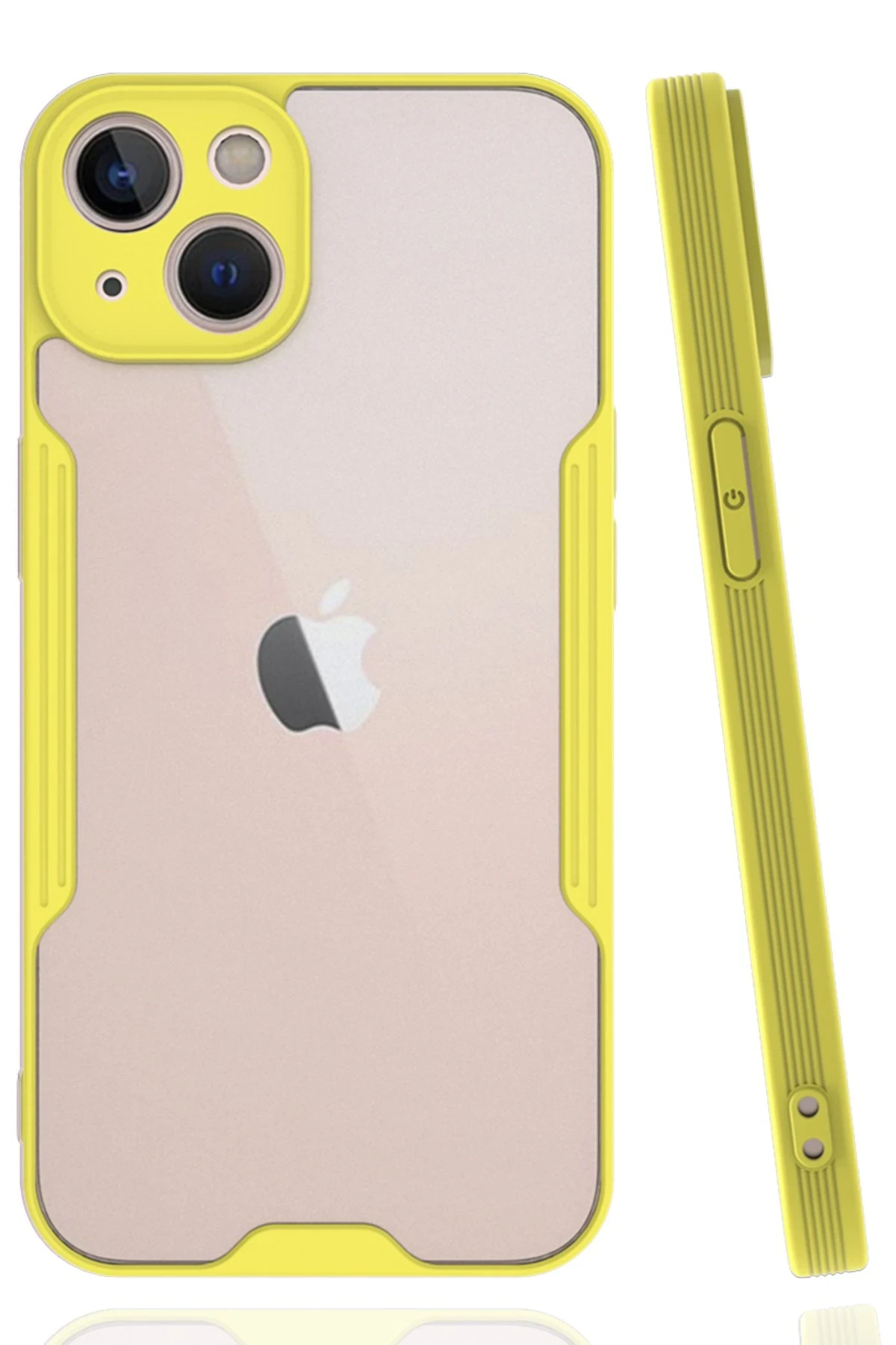 newface-iphone-14-plus-kilif-platin-silikon-sari-default Uray store Apple iPhone 14 Plus Kılıf Platin Silikon - Sarı - Görsel 1