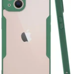 Uray store Apple iPhone 14 Plus Kılıf Platin Silikon - Yeşil