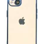 Uray store Apple iPhone 14 Plus Kılıf Razer Lensli Silikon - Açık Mavi