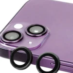 Uray store Apple iPhone 14 Plus Raze Metal Kamera Lens - Siyah
