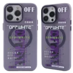 Uray store Apple iPhone 14 Pro Kılıf Apollo Magneticsafe Desenli Kapak - Apollo Mor - 3