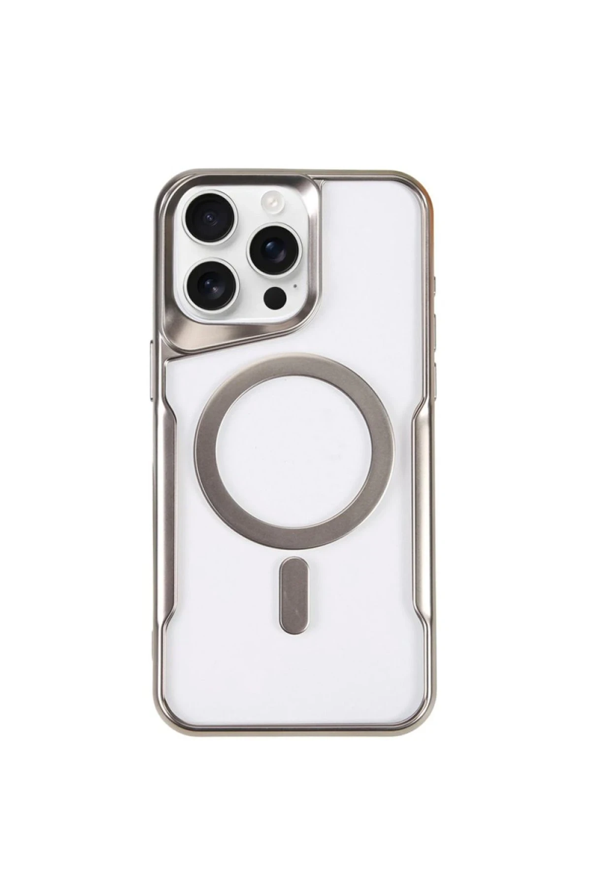 newface-iphone-14-pro-kilif-boyi-magsafe-silikon-kapak-gumus-default Uray store Apple iPhone 14 Pro Kılıf Boyi Magsafe Silikon Kapak - Gümüş - Görsel 1