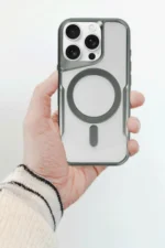 Uray store Apple iPhone 14 Pro Kılıf Boyi Magsafe Silikon Kapak - Siyah - Görsel 2