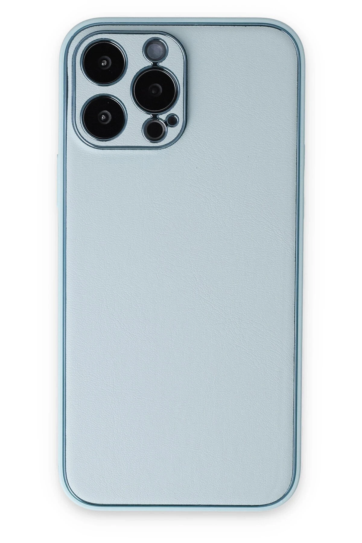 newface-iphone-14-pro-kilif-coco-deri-silikon-kapak-sky-blue-default Uray store Apple iPhone 14 Pro Kılıf Coco Deri Silikon Kapak - Sky Blue - Görsel 1