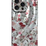 Uray store Apple iPhone 14 Pro Kılıf Crew Desenli Kapak - Çiçek