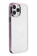 Uray store Apple iPhone 14 Pro Kılıf Element Silikon - Lila - Görsel 2