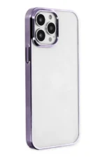 Uray store Apple iPhone 14 Pro Kılıf Element Silikon - Mor - Görsel 2
