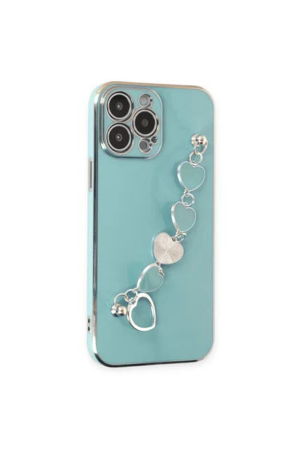 Uray store Apple iPhone 14 Pro Kılıf Esila Silikon - Su Yeşili