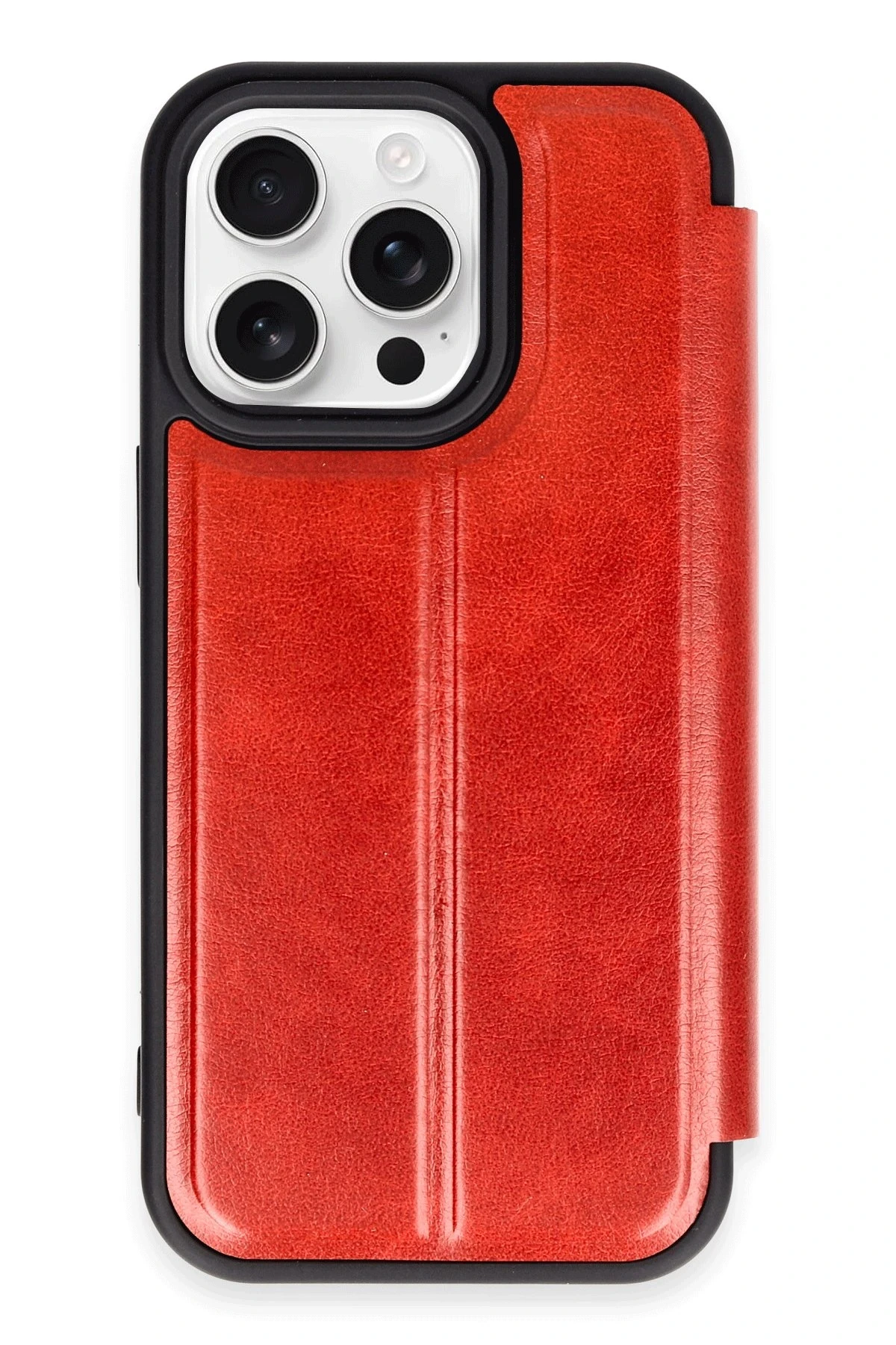 newface-iphone-14-pro-kilif-flip-cover-kirmizi-default Uray store Apple iPhone 14 Pro Kılıf Flip Cover - Kırmızı - Görsel 1