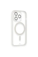 Uray store Apple iPhone 14 Pro Kılıf Grand Magneticsafe Kapak - Beyaz - Görsel 5