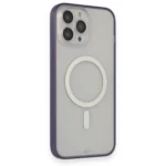 Uray store Apple iPhone 14 Pro Kılıf Grand Magneticsafe Kapak - Mor