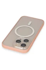 Uray store Apple iPhone 14 Pro Kılıf Grand Magneticsafe Kapak - Pembe - Görsel 3