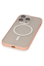 Uray store Apple iPhone 14 Pro Kılıf Grand Magneticsafe Kapak - Pembe - Görsel 4