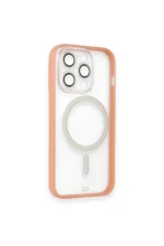 Uray store Apple iPhone 14 Pro Kılıf Grand Magneticsafe Kapak - Pembe - Görsel 5