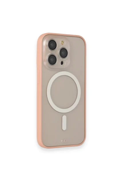 Uray store Apple iPhone 14 Pro Kılıf Grand Magneticsafe Kapak - Pembe