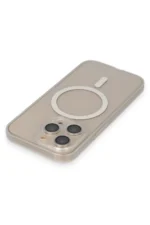 Uray store Apple iPhone 14 Pro Kılıf Grand Magneticsafe Kapak - Şeffaf - Görsel 3