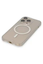 Uray store Apple iPhone 14 Pro Kılıf Grand Magneticsafe Kapak - Şeffaf - Görsel 4