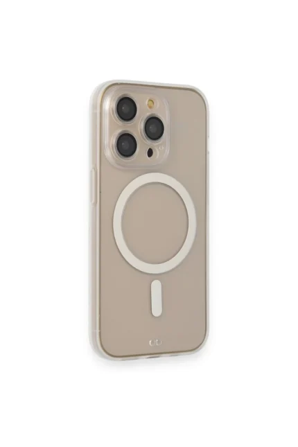 Uray store Apple iPhone 14 Pro Kılıf Grand Magneticsafe Kapak - Şeffaf