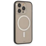 Uray store Apple iPhone 14 Pro Kılıf Grand Magneticsafe Kapak - Siyah