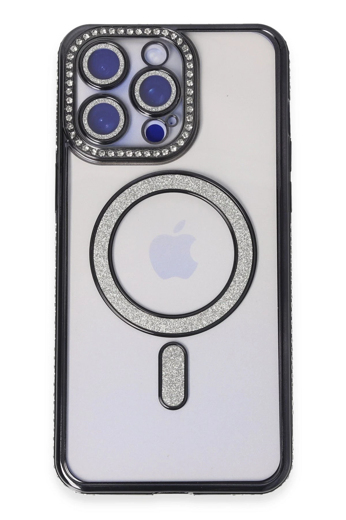 newface-iphone-14-pro-kilif-joke-simli-magneticsafe-kilif-siyah-default Uray store Apple iPhone 14 Pro Kılıf Joke Simli Magneticsafe Kılıf - Siyah - Görsel 1