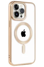 Uray store Apple iPhone 14 Pro Kılıf Kronos Magsafe Kapak - Gold - Görsel 2