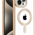 Uray store Apple iPhone 14 Pro Kılıf Kronos Magsafe Kapak - Gold