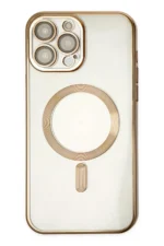 Uray store Apple iPhone 14 Pro Kılıf Kross Magneticsafe Kapak - Gold