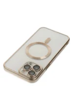 Uray store Apple iPhone 14 Pro Kılıf Kross Magneticsafe Kapak - Gold - Görsel 5