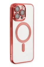 Uray store Apple iPhone 14 Pro Kılıf Kross Magneticsafe Kapak - Kırmızı - Görsel 2