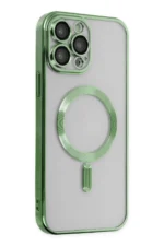 Uray store Apple iPhone 14 Pro Kılıf Kross Magneticsafe Kapak - Koyu Yeşil - Görsel 2