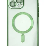 Uray store Apple iPhone 14 Pro Kılıf Kross Magneticsafe Kapak - Koyu Yeşil