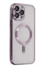 Uray store Apple iPhone 14 Pro Kılıf Kross Magneticsafe Kapak - Mor - Görsel 3